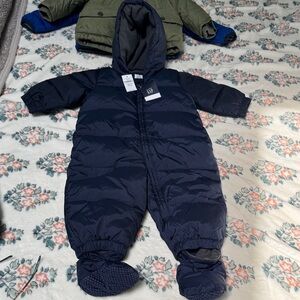 GAP Dark Blue Kids Footed One Piece